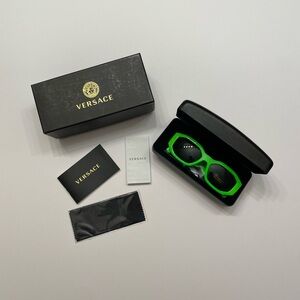 Versace Medusa "Biggie" Green Fluo Onul Sunglasses